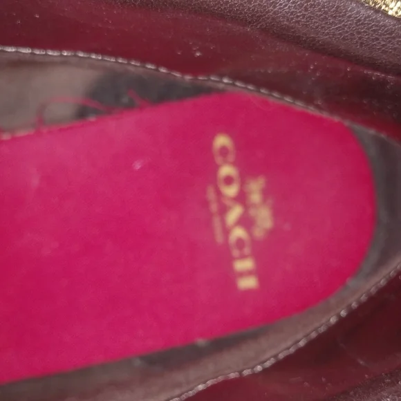 Coach Brown and Cream High-Top Sneakers - Picture 2 of 4